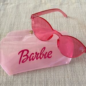 Barbie Rose Tinted Shield Sunglasses with Logo Case